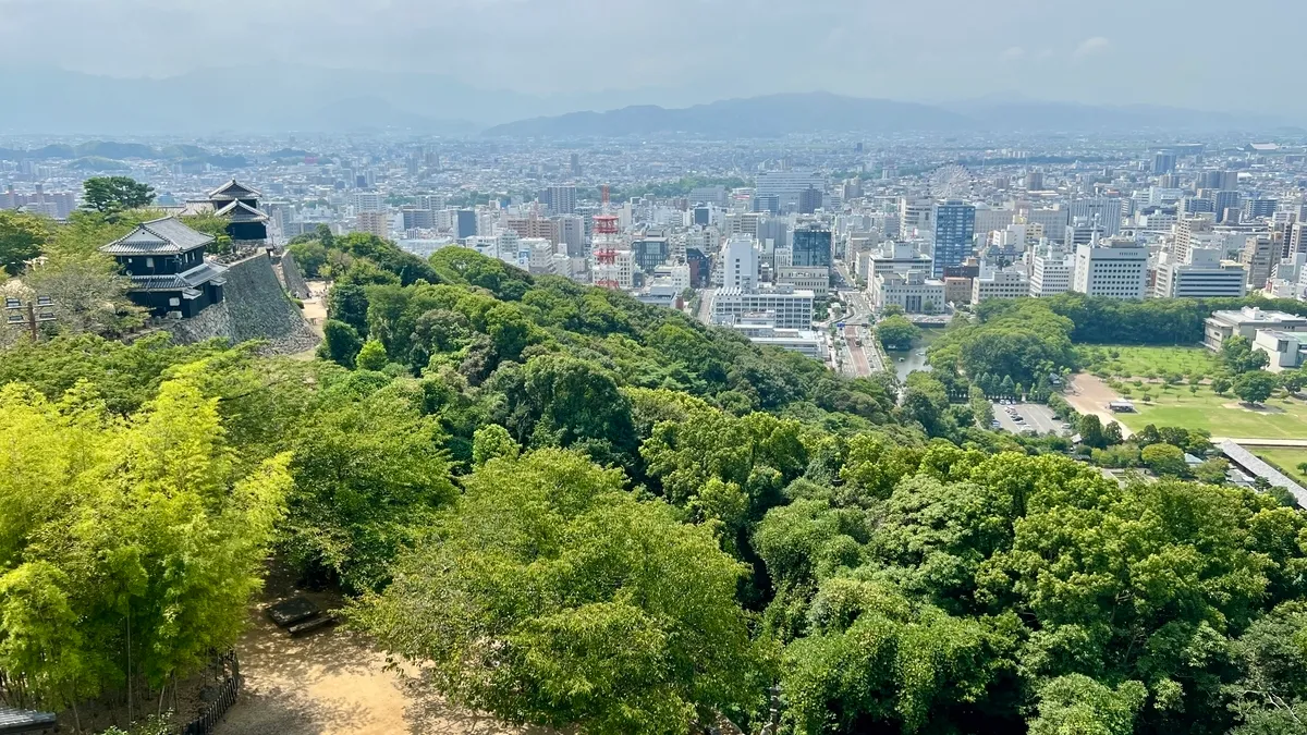View of Matsuyama City