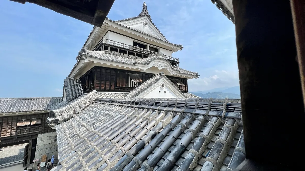 View of Main Tenshu from Small Tower