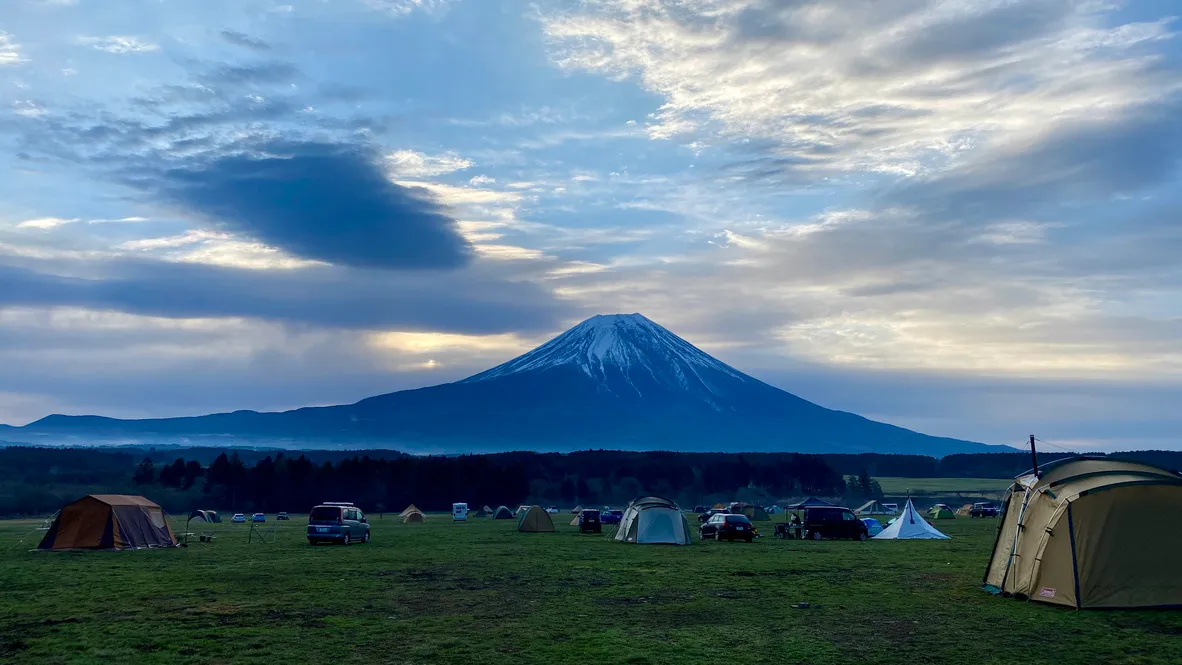 Fantastical view of Mount Fuji