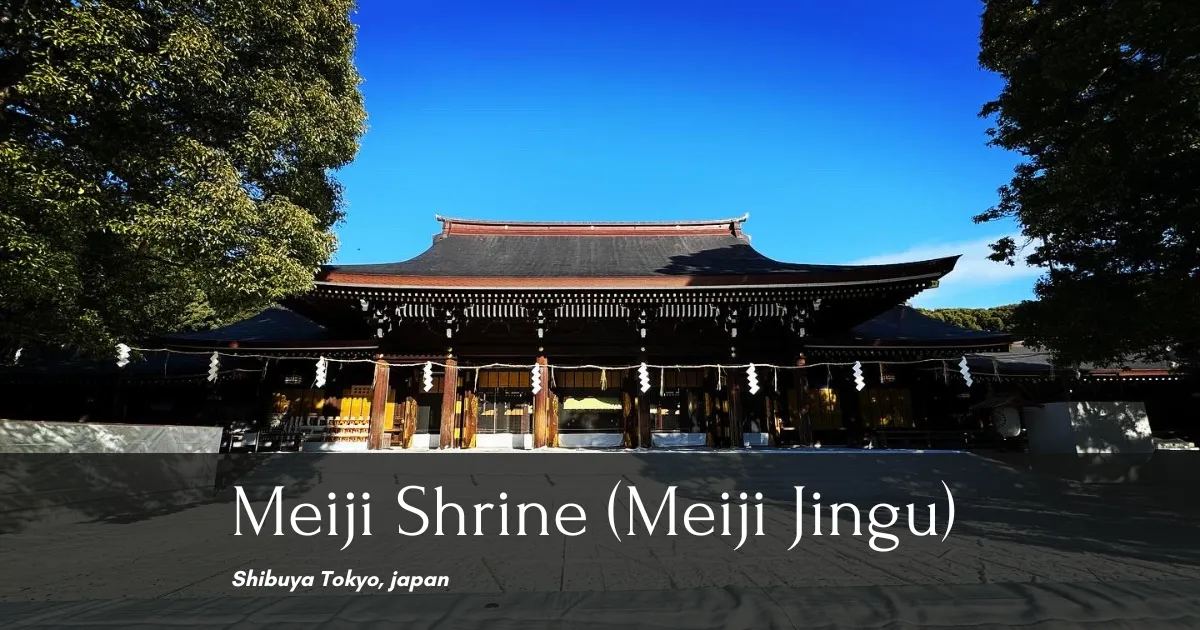Meiji Jingu Shrine: Number one in Japan for the number of New Year's visitors. Its Sacred Charm