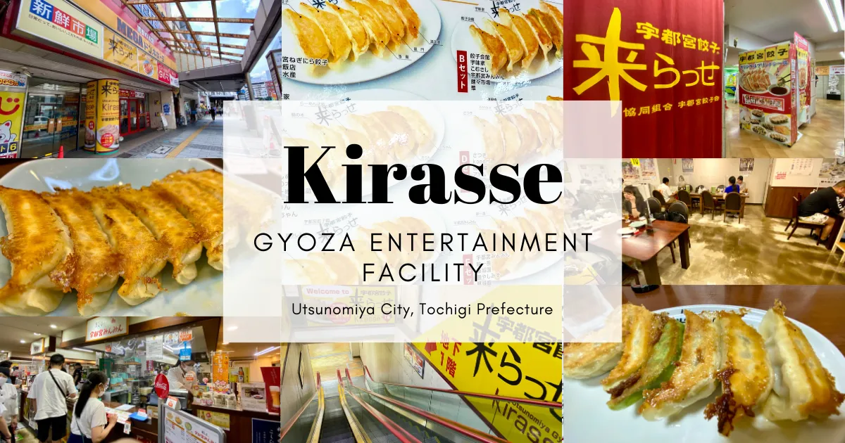 Kirasse: Compare the tastes of Utsunomiya gyoza. Gyoza entertainment facility